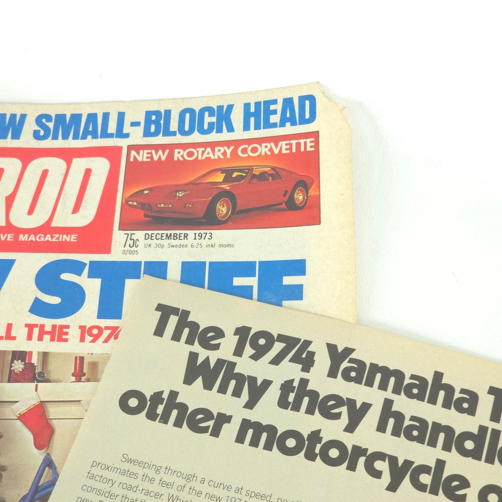 Yamaha RD350 TX500 Print Ad 1974 Twins Motorcycle Racing Vintage Wall Art Decor - Picture 6 of 6